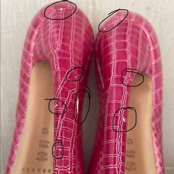 Casadei croc embossed platform high heels - Picture 9 of 9